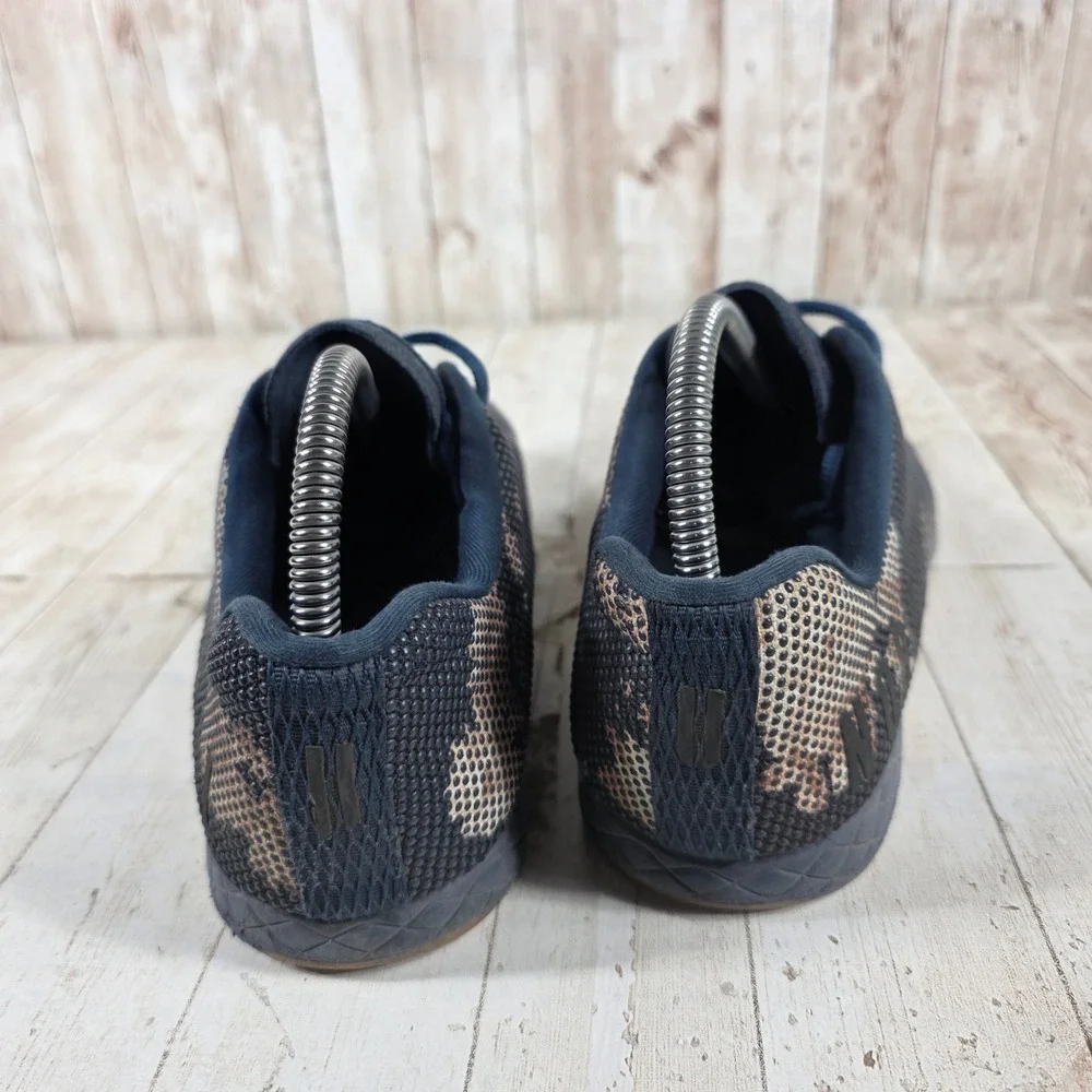 NOBULL SuperFabric Trainer Navy Tan Camo Women Training Shoes Gym CrossFit